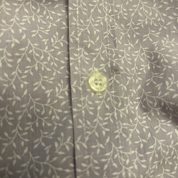 Love Moschino Button Down Peace Sign Light Purple Size Large - Picture 4 of 6